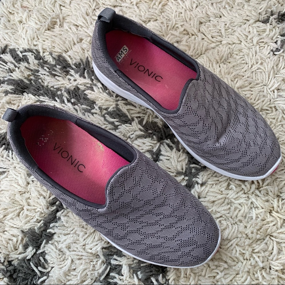 Vionic Agile Hydra Gray Knit Slip-On - image 2